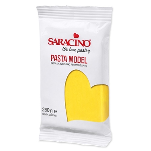 Lukier masa cukrowa kolor żółty saracino 250 g